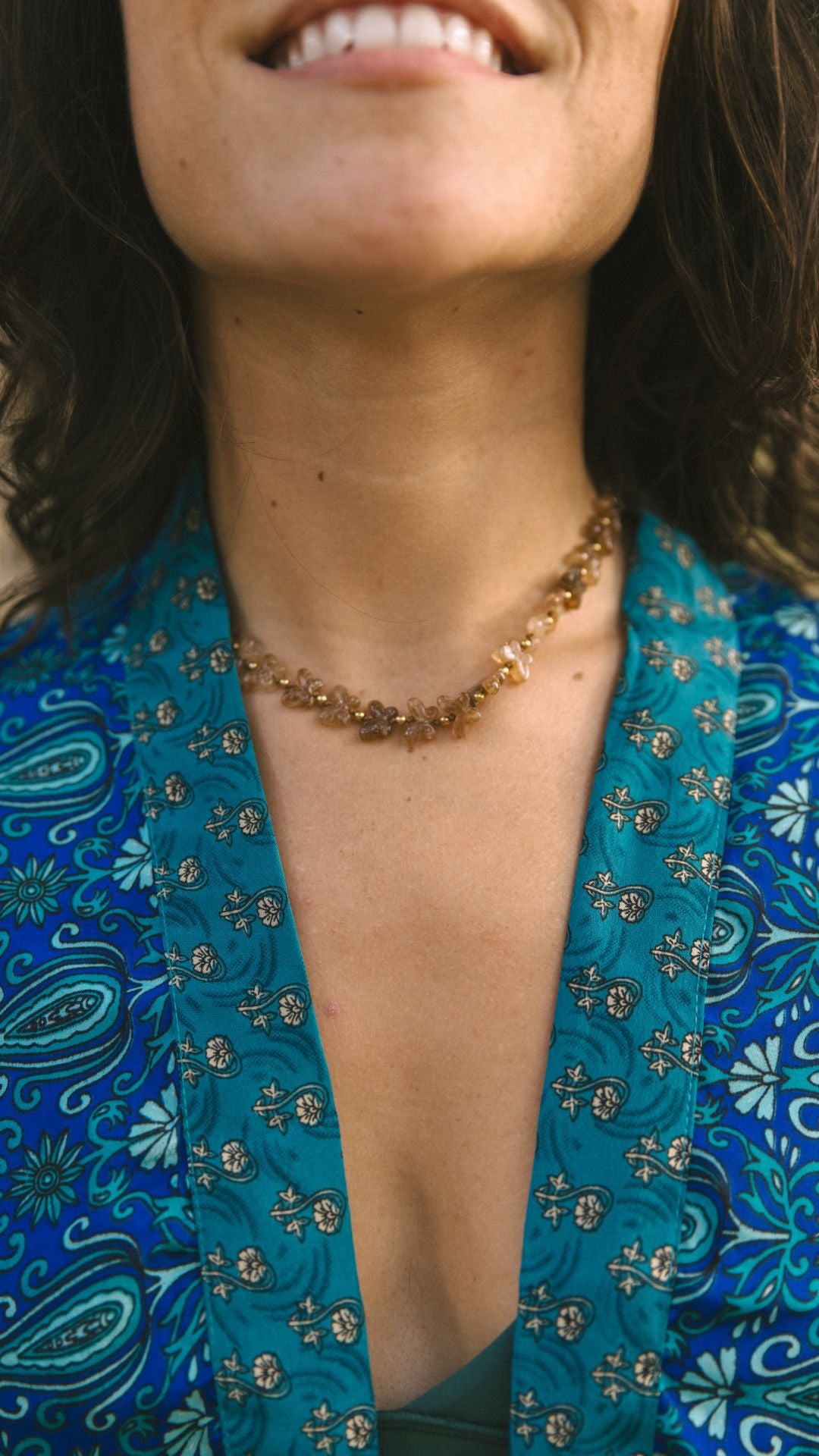 Beaded Butterfly Necklace