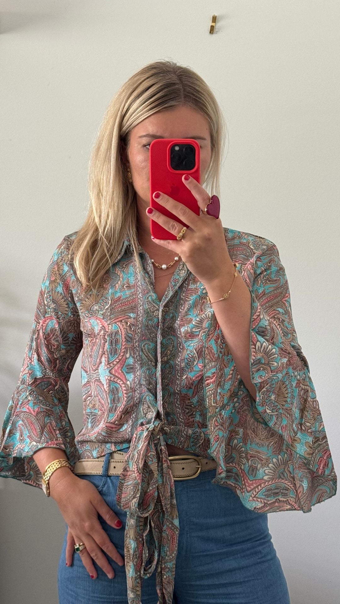 Flamingo blouse 5