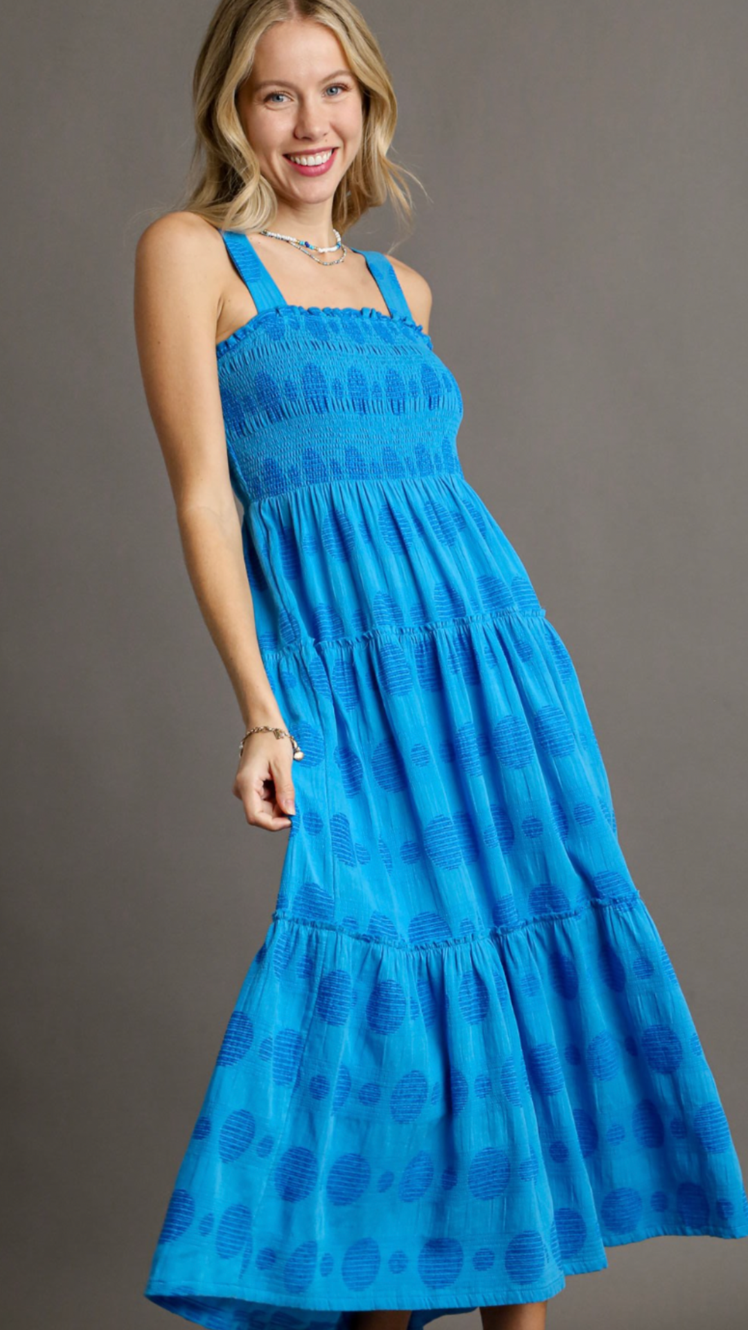 Blue sun dress