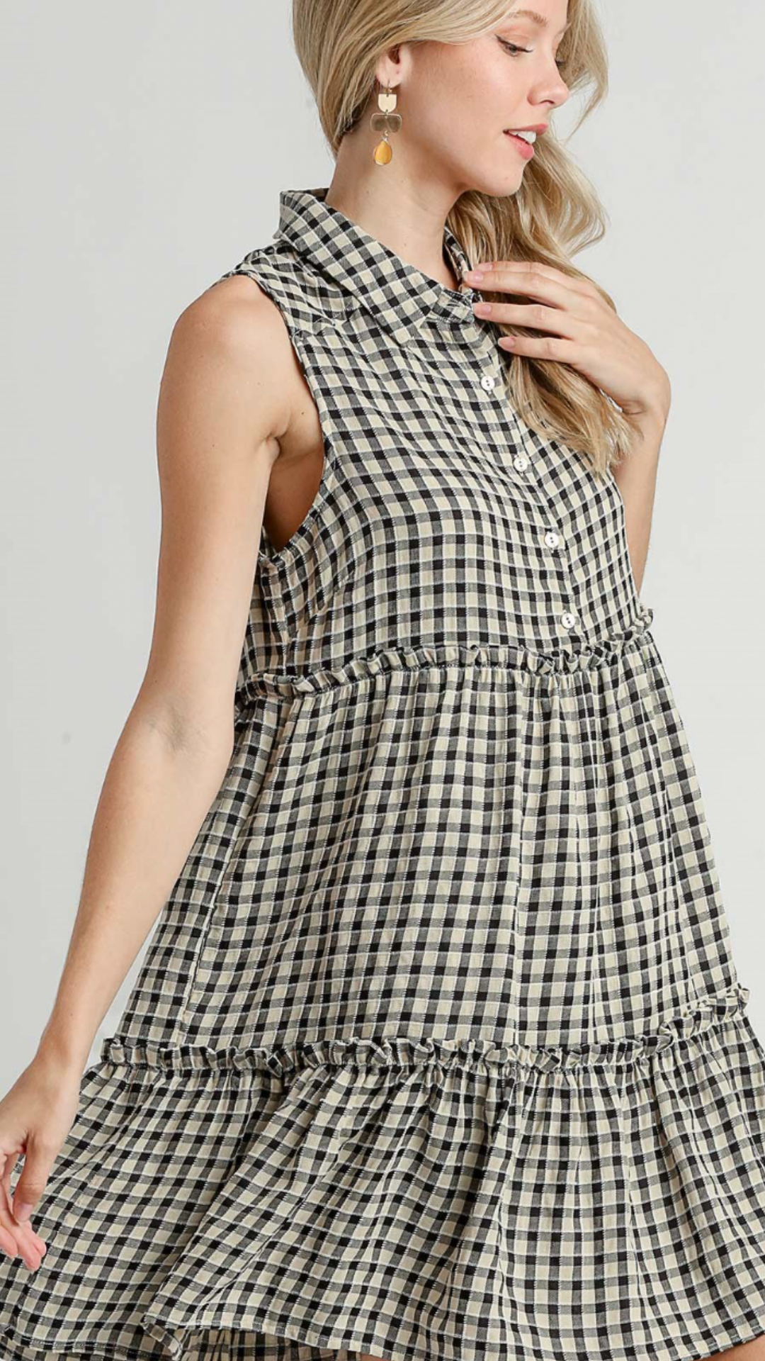 Umgee checked dress