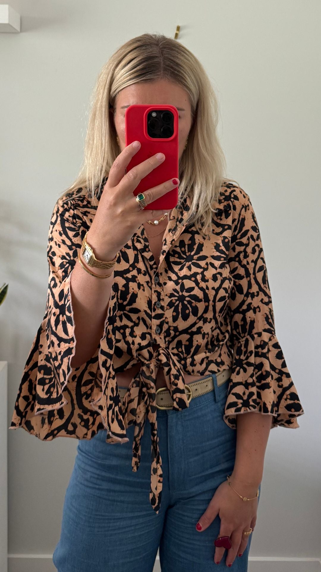 Flamingo blouse 3