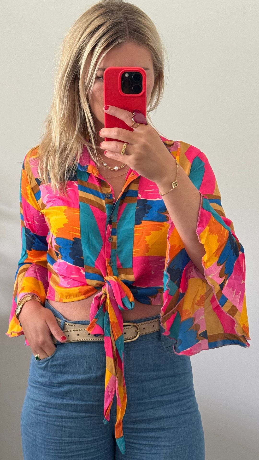 Flamingo blouse 1