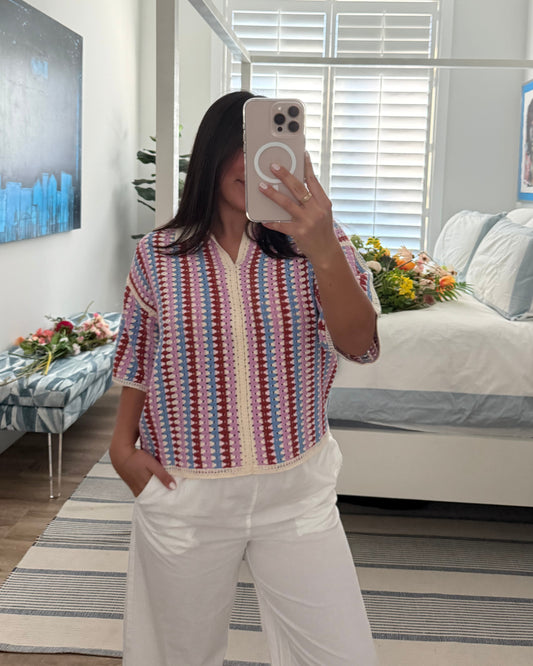 Marseille Crochet Top