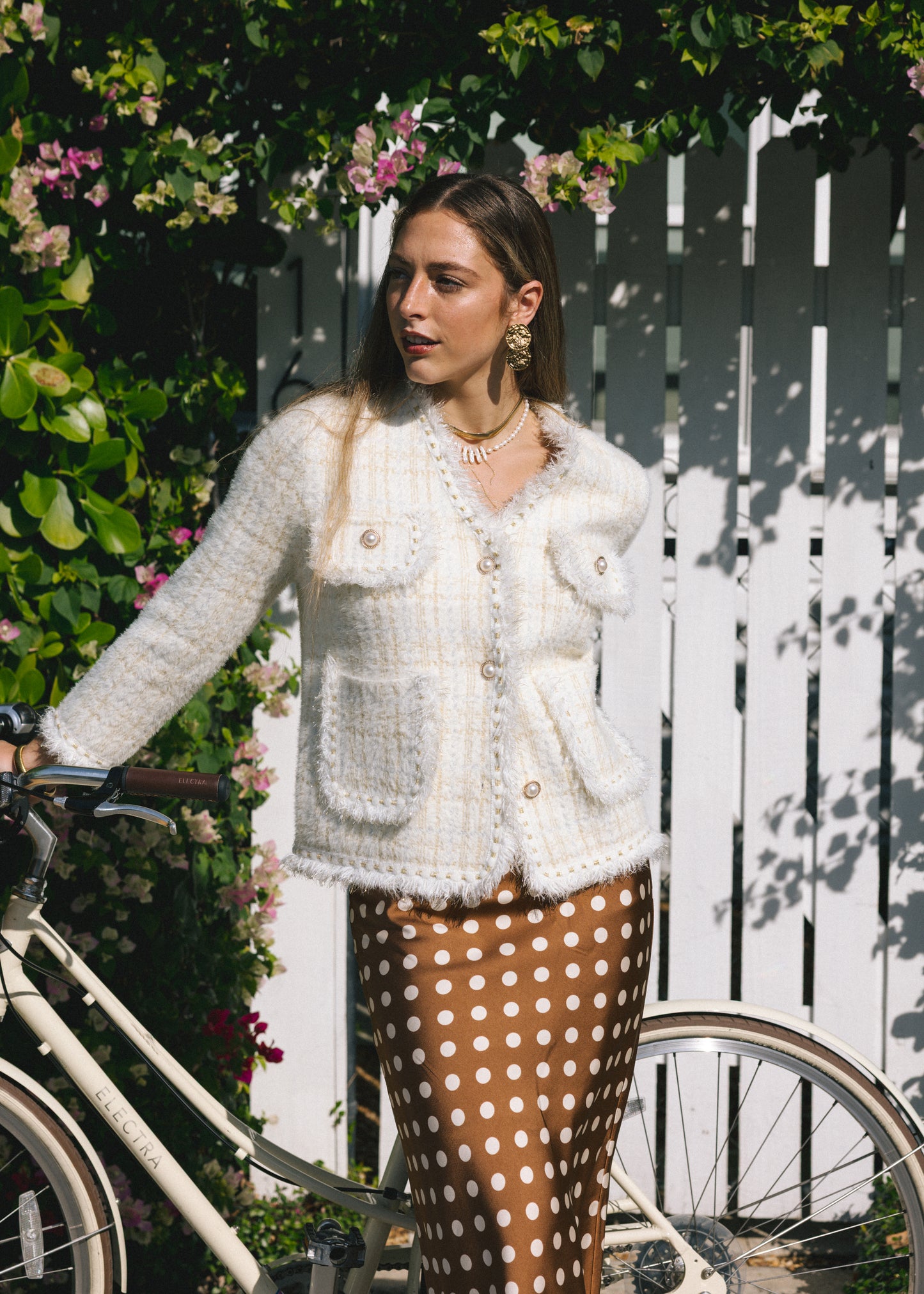Pearl Button Tweed Jacket